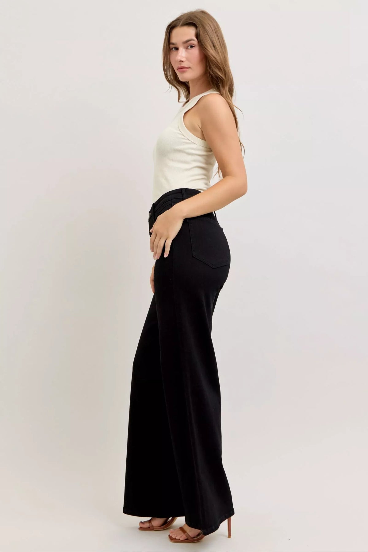 Judy Blue High-Waisted Wide Leg Jeans - URBANPICK FASHION