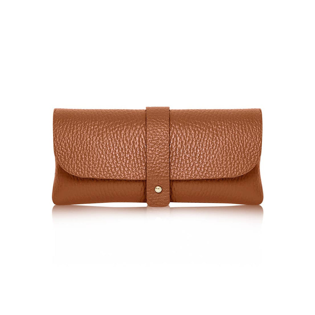 Italian Genuine Leather Glasses Pouch - Handmade in Italy