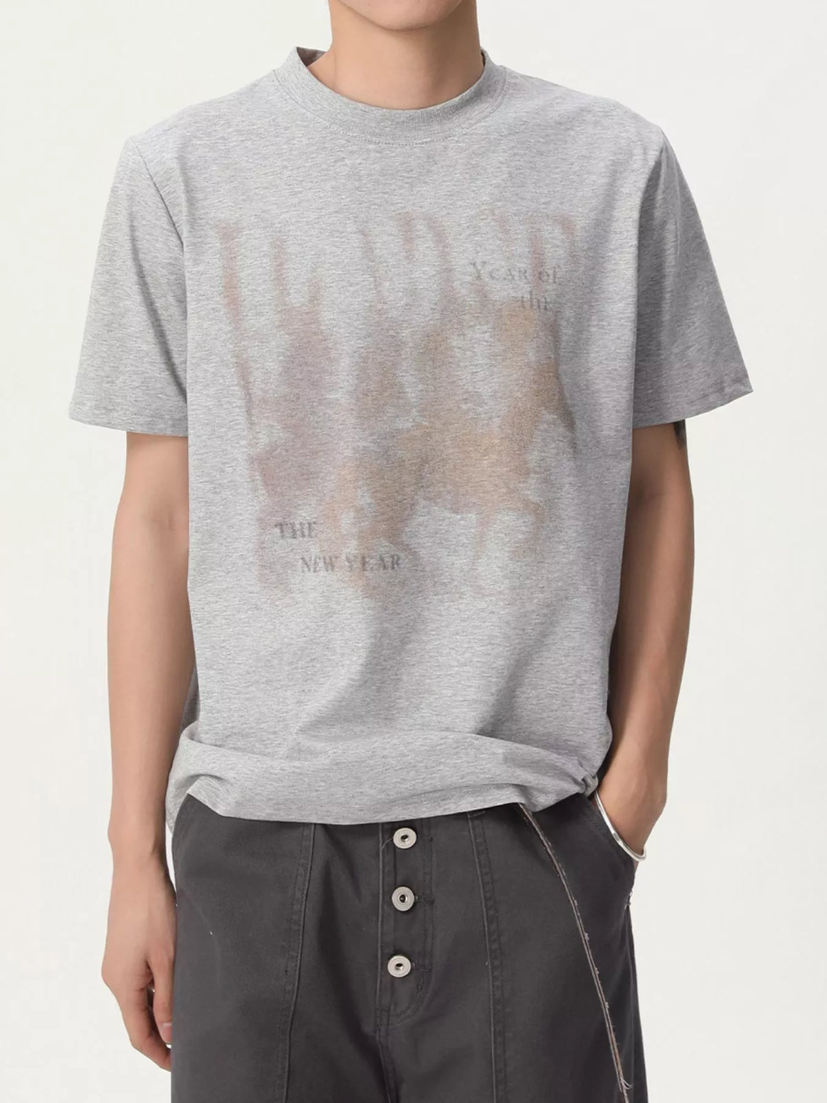 Men's Vintage Graphic Short Sleeve Tee - URBANPICK FASHION