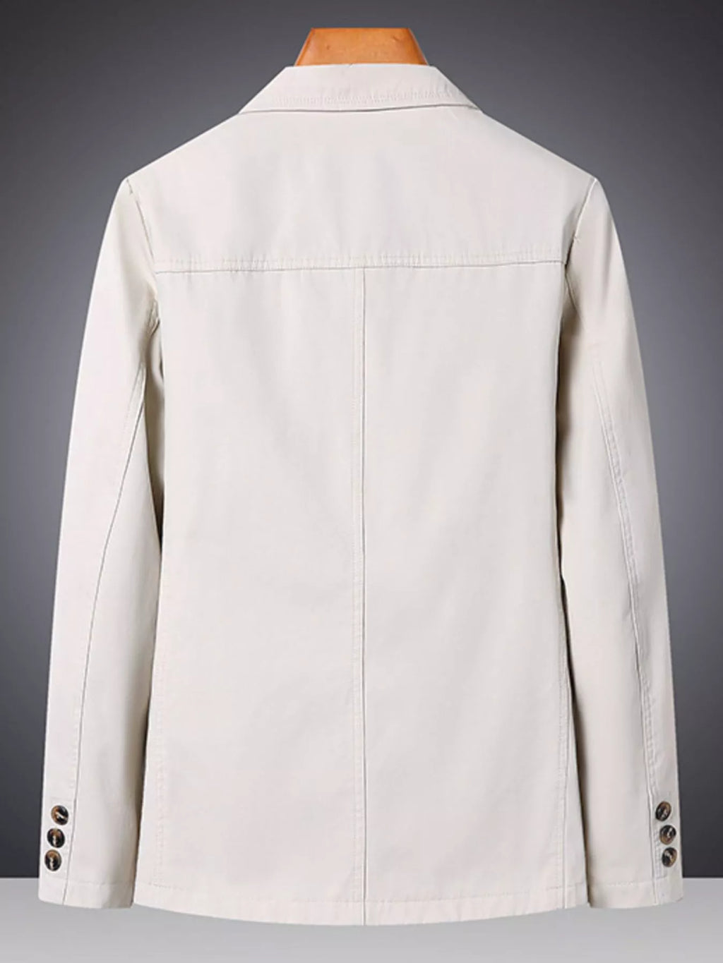 Men's Plus Size Lapel Collar Long Sleeve Blazer - URBANPICK FASHION