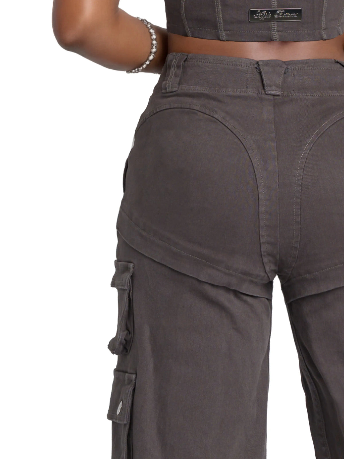 Low-Rise Twill Cargo Pant - URBANPICK FASHION