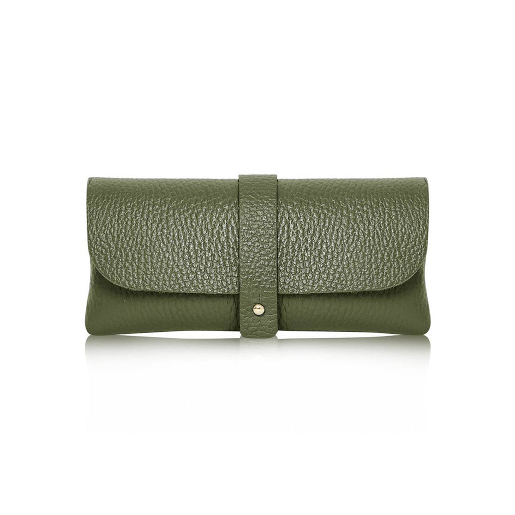 Italian Genuine Leather Glasses Pouch - Handmade in Italy