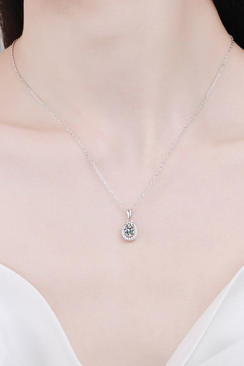 Be The One 1 Carat Moissanite Pendant Necklace - URBANPICK FASHION