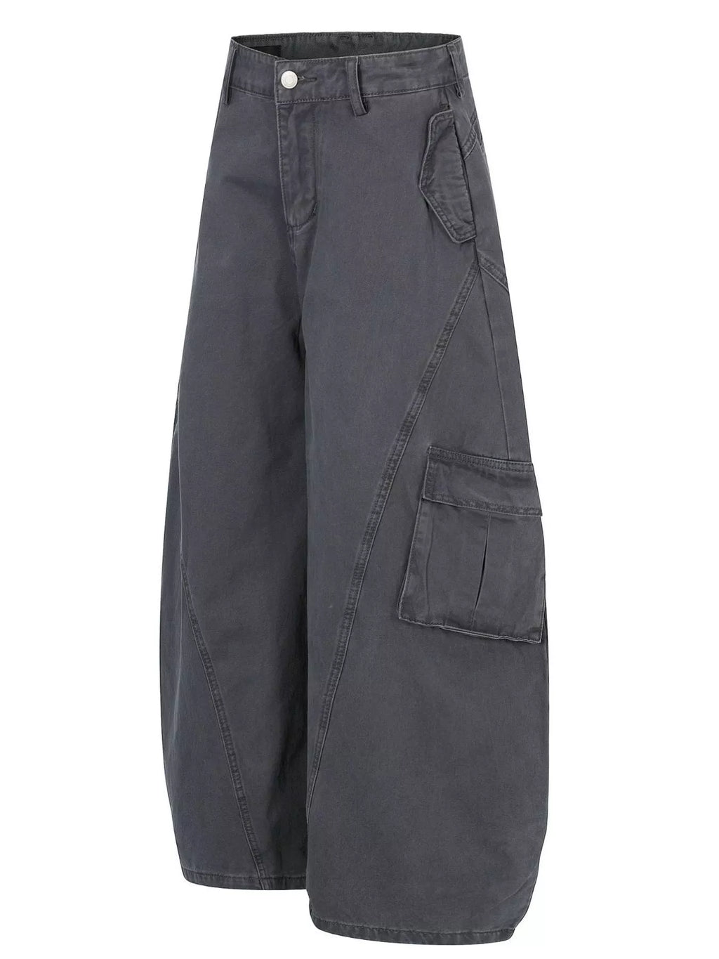 Men's Wide Leg Cargo Pants - URBANPICK FASHION
