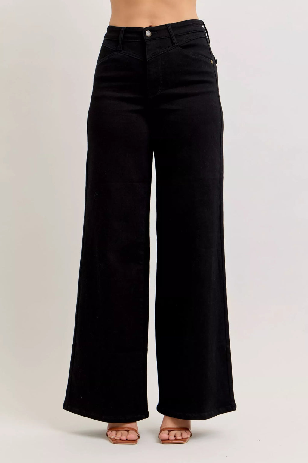 Judy Blue High-Waisted Wide Leg Jeans - URBANPICK FASHION