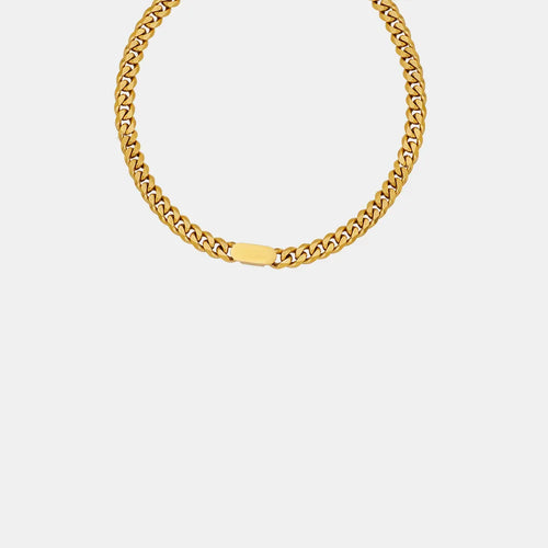 18K Gold-Plated Chain Necklace - URBANPICK FASHION