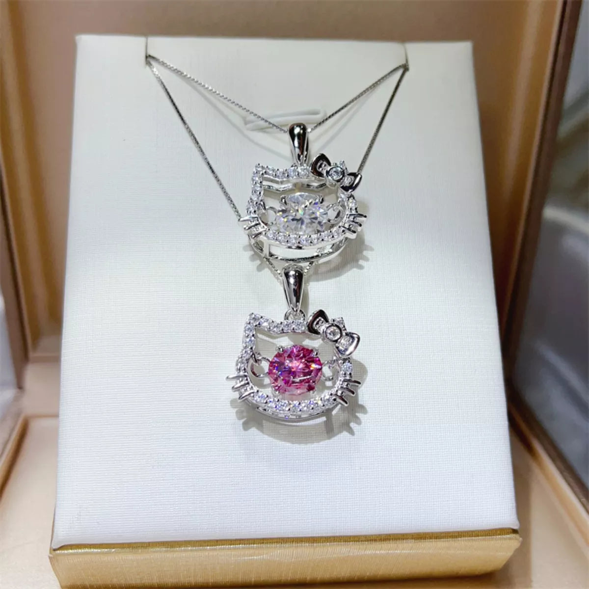 2 Carat Moissanite 925 Sterling Pendant Silver - URBANPICK FASHION