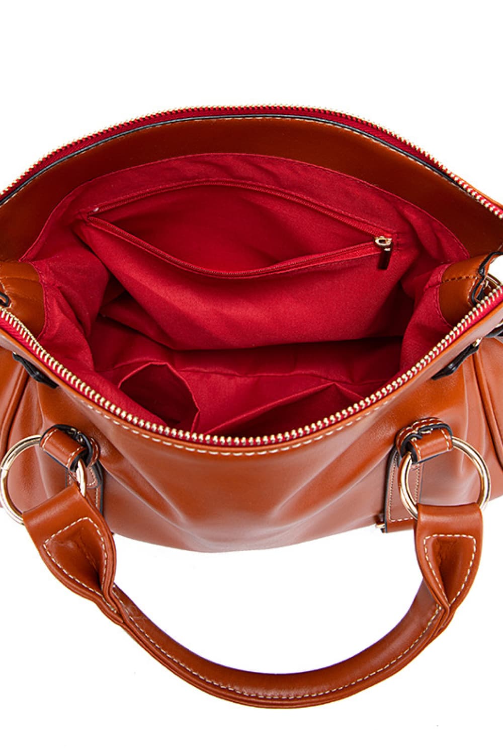 PU Leather Handbag with Tassels - URBANPICK FASHION