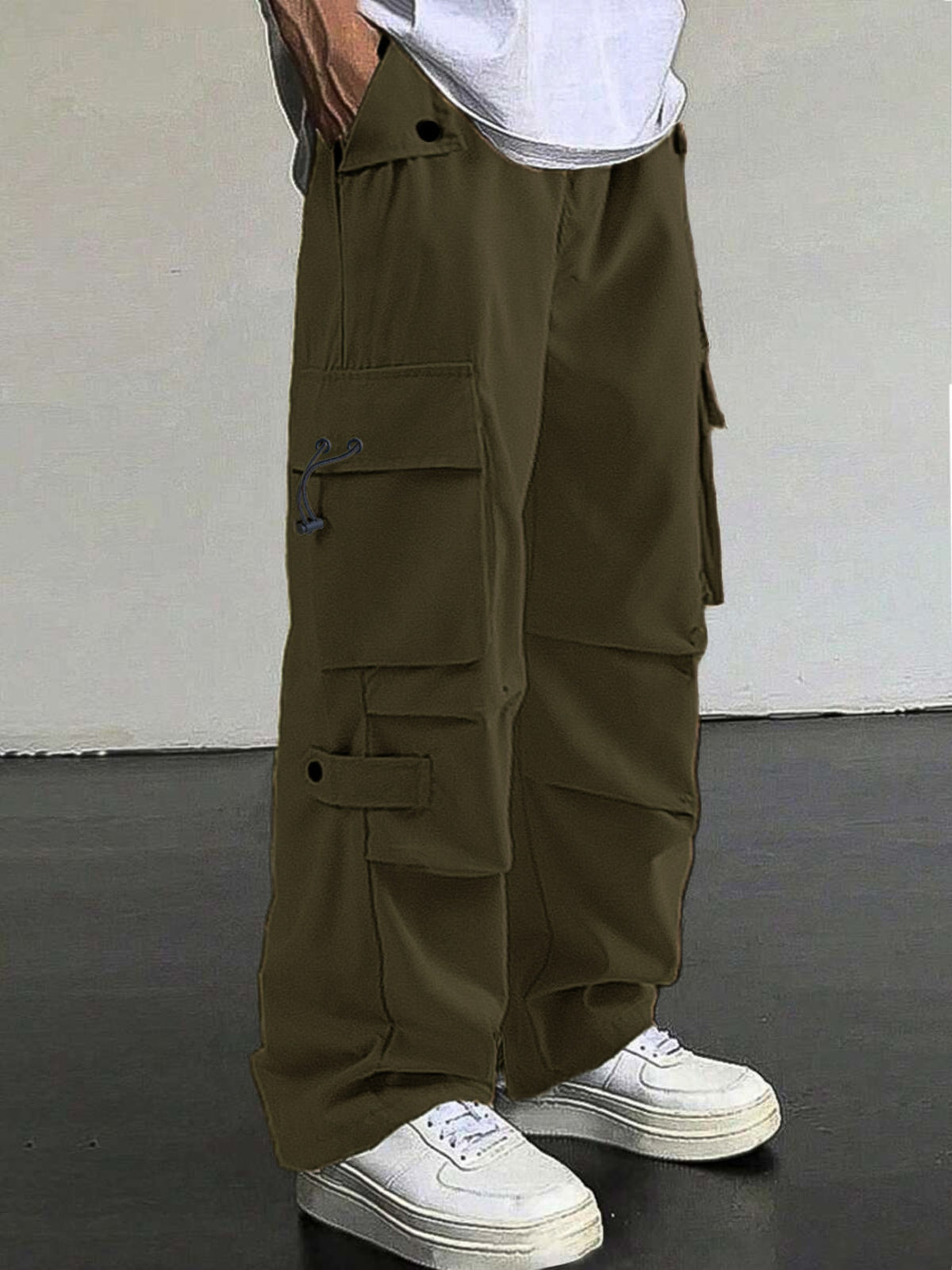 Men's Loose Fit Cargo Pants - URBANPICK FASHION