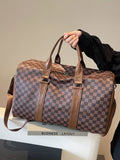 Checkered Pattern Travel Bag - URBANPICK FASHION