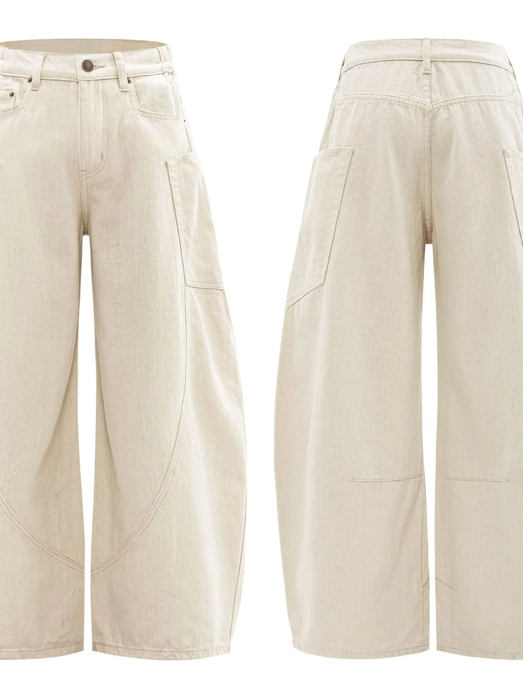 Men's Multi Pocket Curved Jeans - URBANPICK FASHION