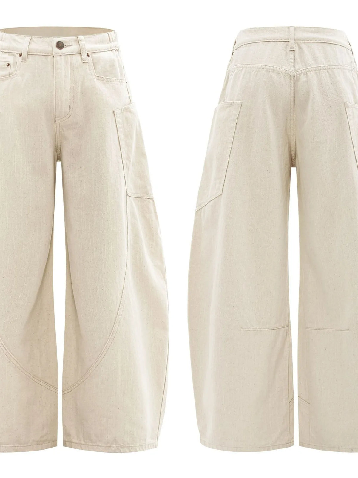 Men's Multi Pocket Curved Jeans - URBANPICK FASHION
