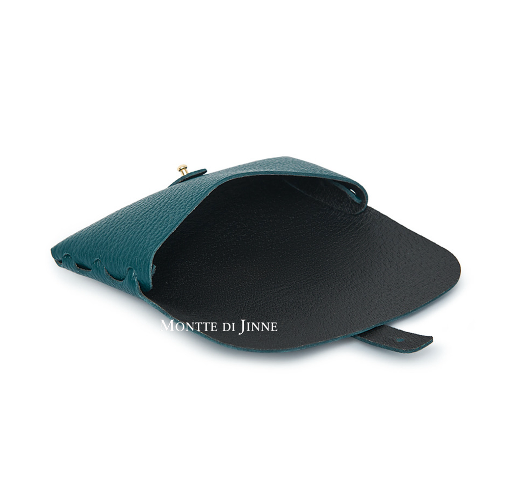 Italian Genuine Leather Glasses Pouch - Handmade in Italy