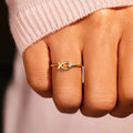 925 Sterling Silver Inlaid Zircon Fish Ring - URBANPICK FASHION
