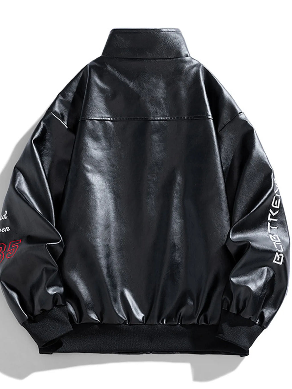 Men's Plus Size Racing-Inspired Zip Up Jacket - URBANPICK FASHION