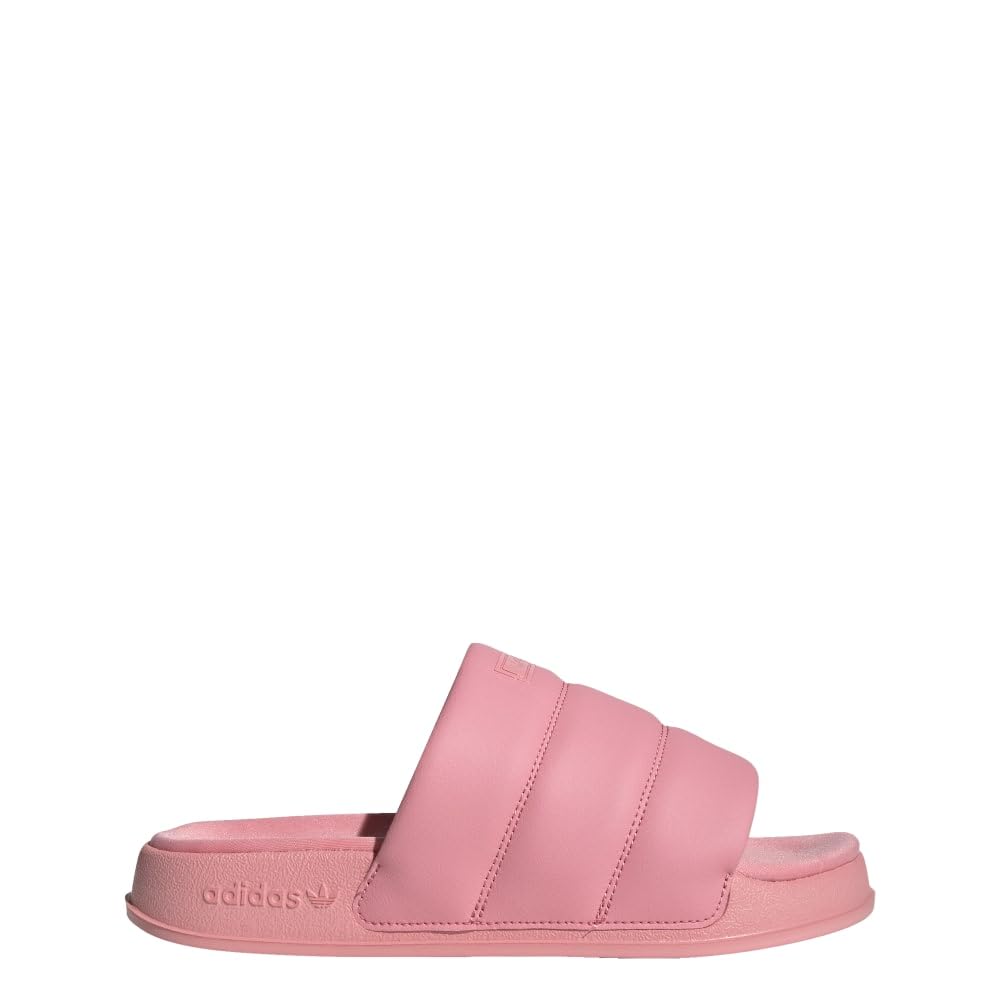 adidas Originals Womens Adilette Essential Slide Sandal Super Pop/Super Pop/Super Pop 7 - URBANPICK FASHION