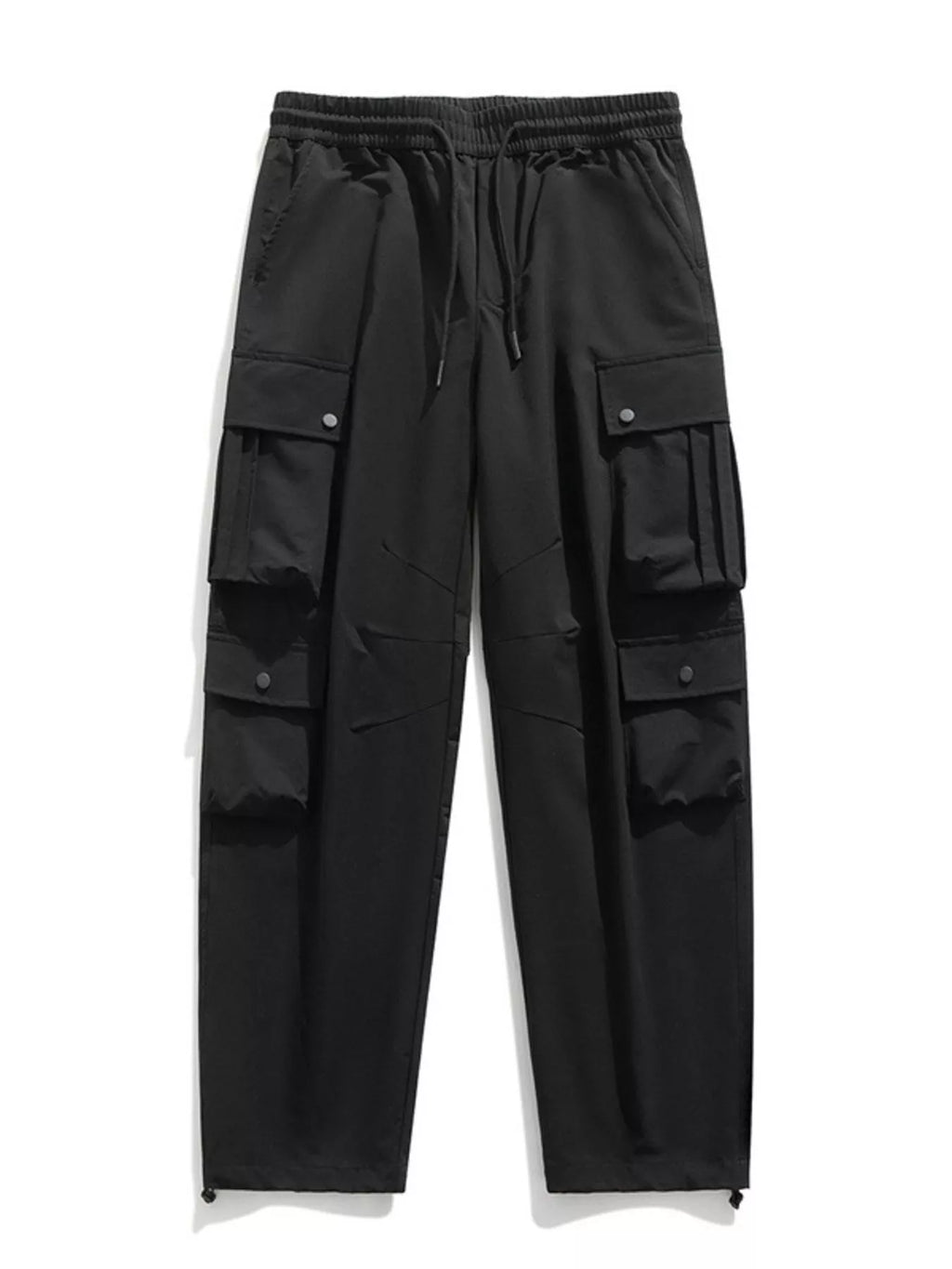 Men's Plus Size Loose Fit Multi-Pocket Cargo Pants - URBANPICK FASHION