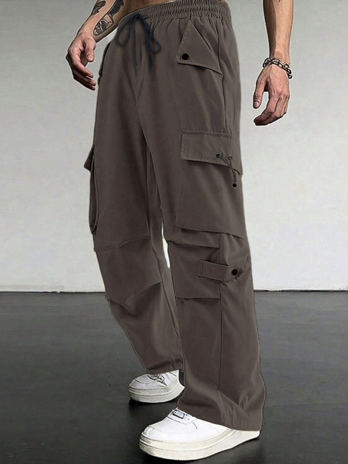 Men's Loose Fit Cargo Pants - URBANPICK FASHION