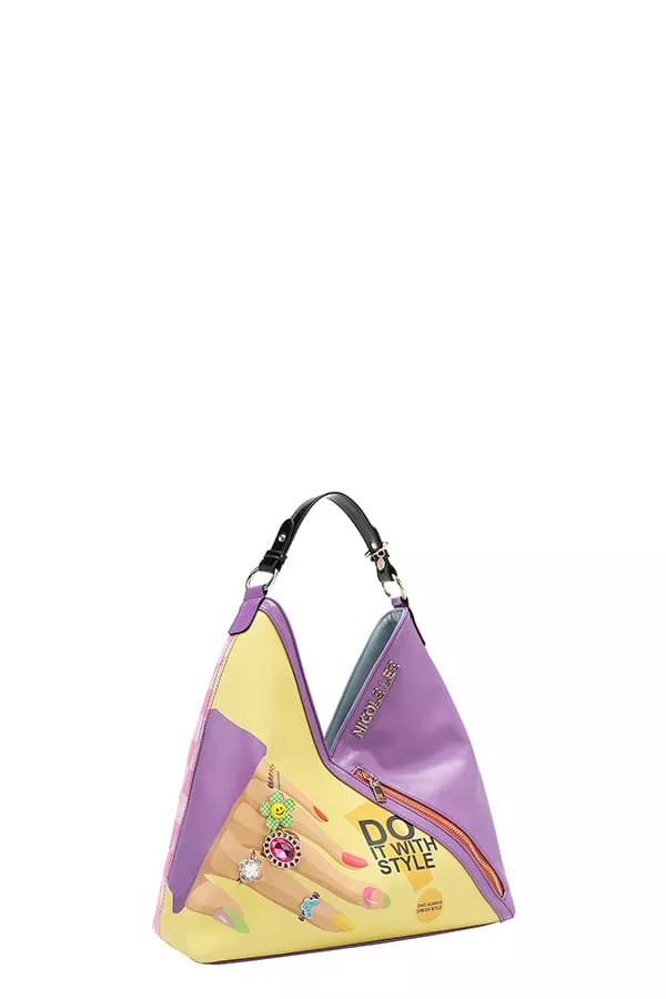 Nicole Lee USA Nail Polish Hobo Bag - URBANPICK FASHION