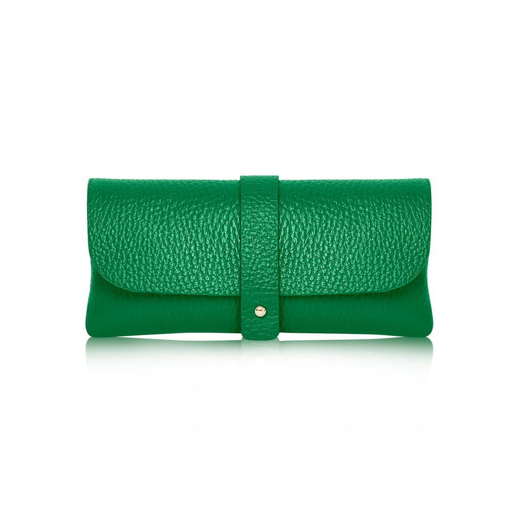 Italian Genuine Leather Glasses Pouch - Handmade in Italy