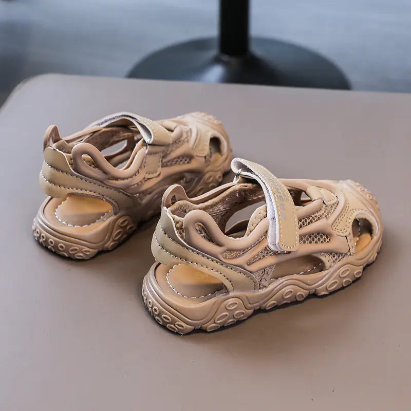 Children's Soft Bottom Summer Semi-Sandals for Boys - URBANPICK FASHION