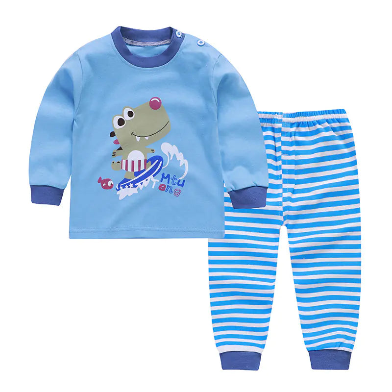 Kids Cotton Pajama Set for Boys - URBANPICK FASHION