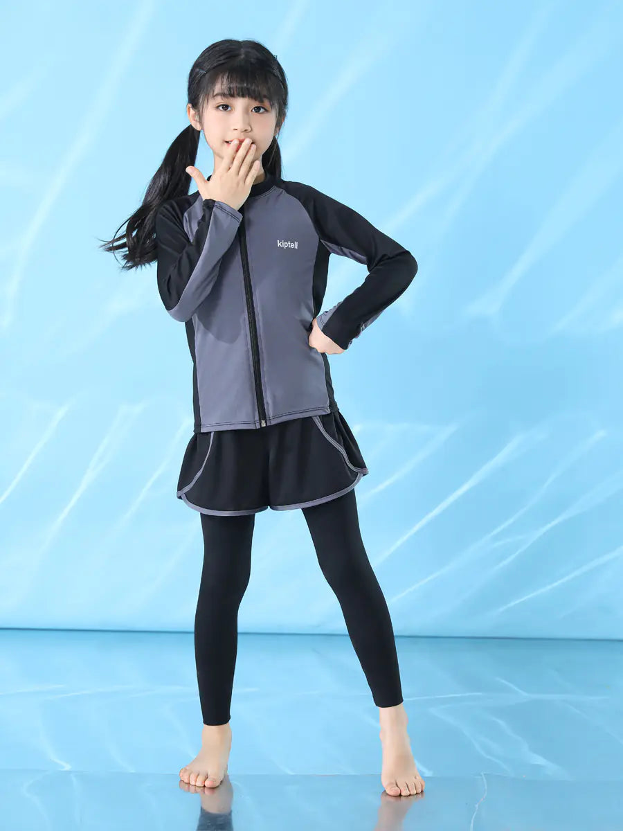 Kids Long Sleeve UV Protection Swimwear for Boys and Girls - URBANPICK FASHION