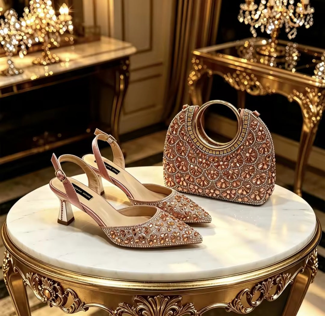 Latest Italian Ladies Shoes and Bag Set EDS42 - URBANPICK FASHION
