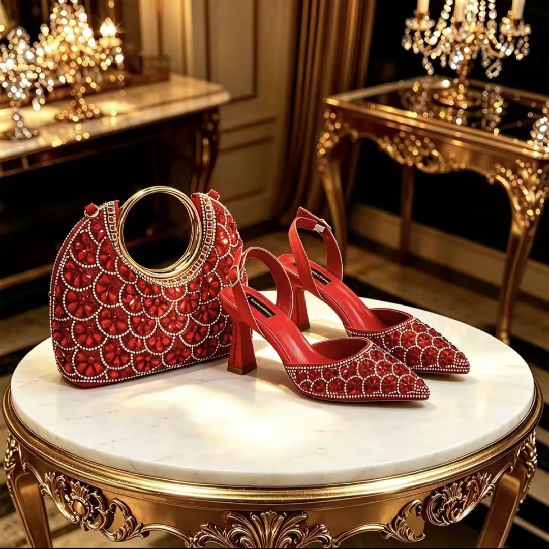 Latest Italian Ladies Shoes and Bag Set EDS42 - URBANPICK FASHION