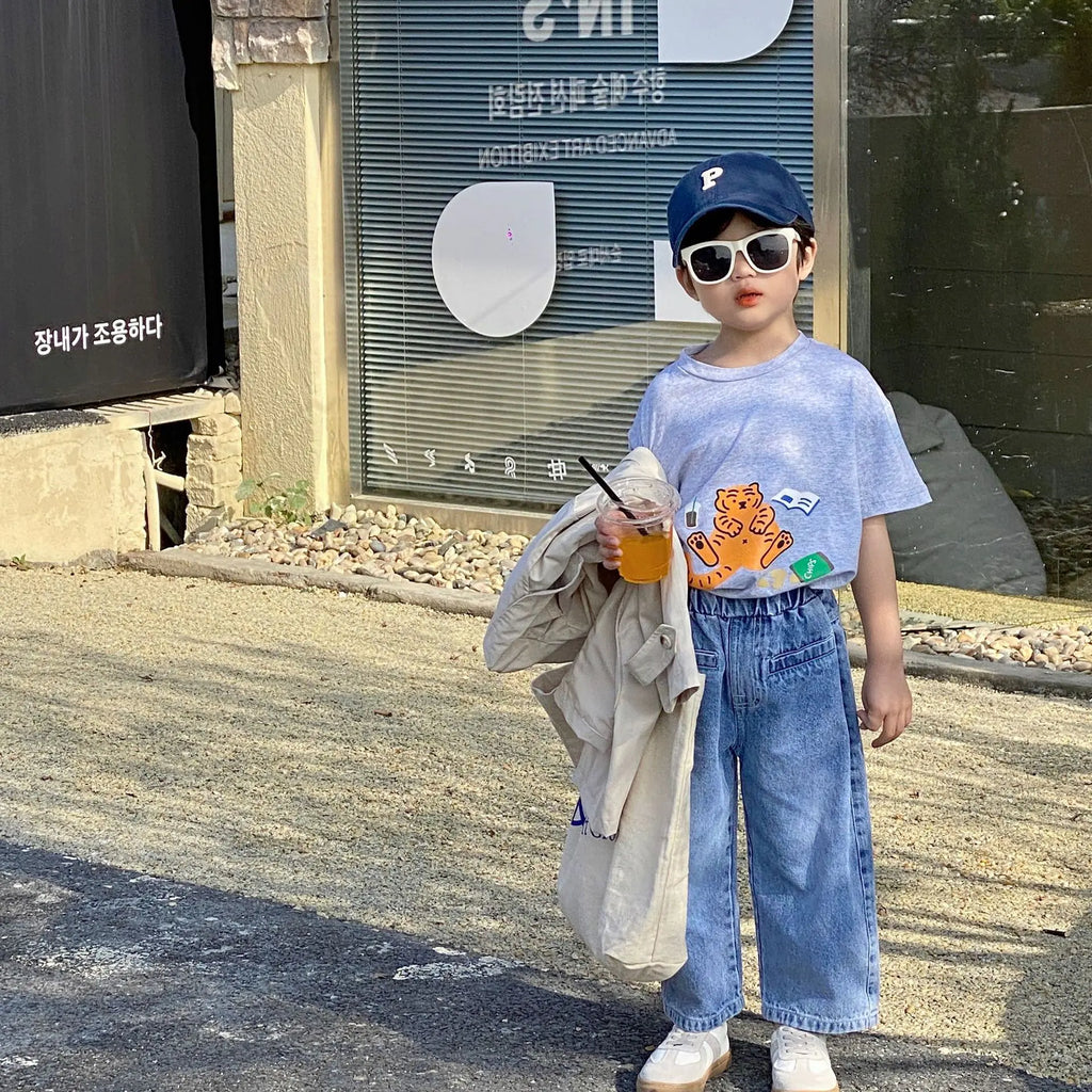 Korean Cartoon Children's Clothing for Boys and Girls - URBANPICK FASHION