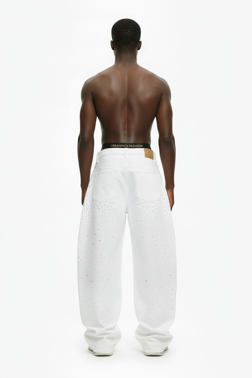Vue arrière – Jean cristaux URBANPICK FASHION
