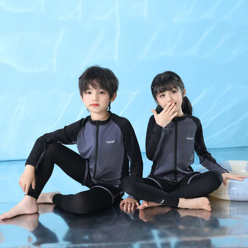 Kids Long Sleeve UV Protection Swimwear for Boys and Girls - URBANPICK FASHION