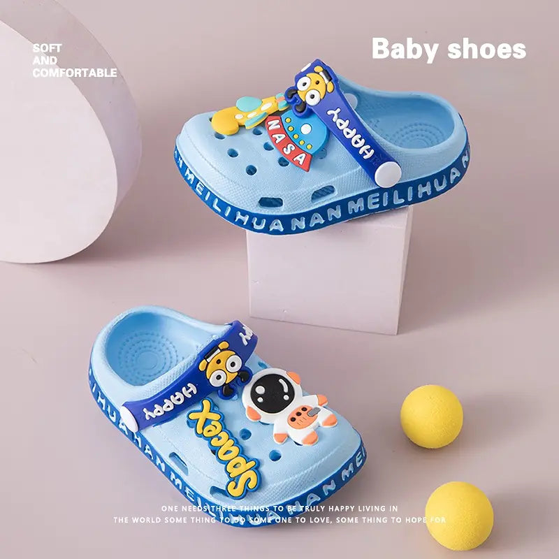 Summer Baby Sandals for Boys and Girls Cartoon Mules - URBANPICK FASHION